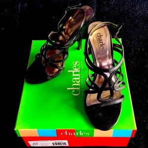 Charles David Black Dress Heels